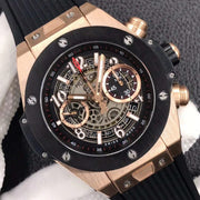 BIG BANG UNICO 45MM KING ROSE GOLD CERAMIC SKELETON DIAL