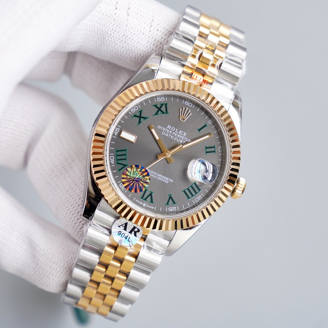 DATEJUST 41MM WIMBLEDON DIAL JUBILEE BRACELET