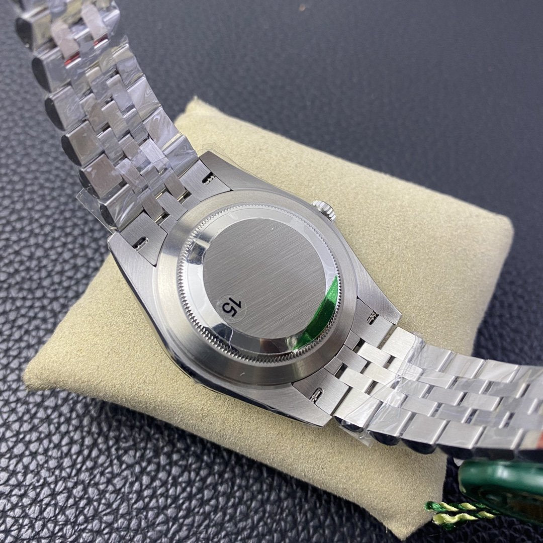 DATEJUST 41MM SMOOTH BEZEL GREY DIAL JUBILEE BRACELET