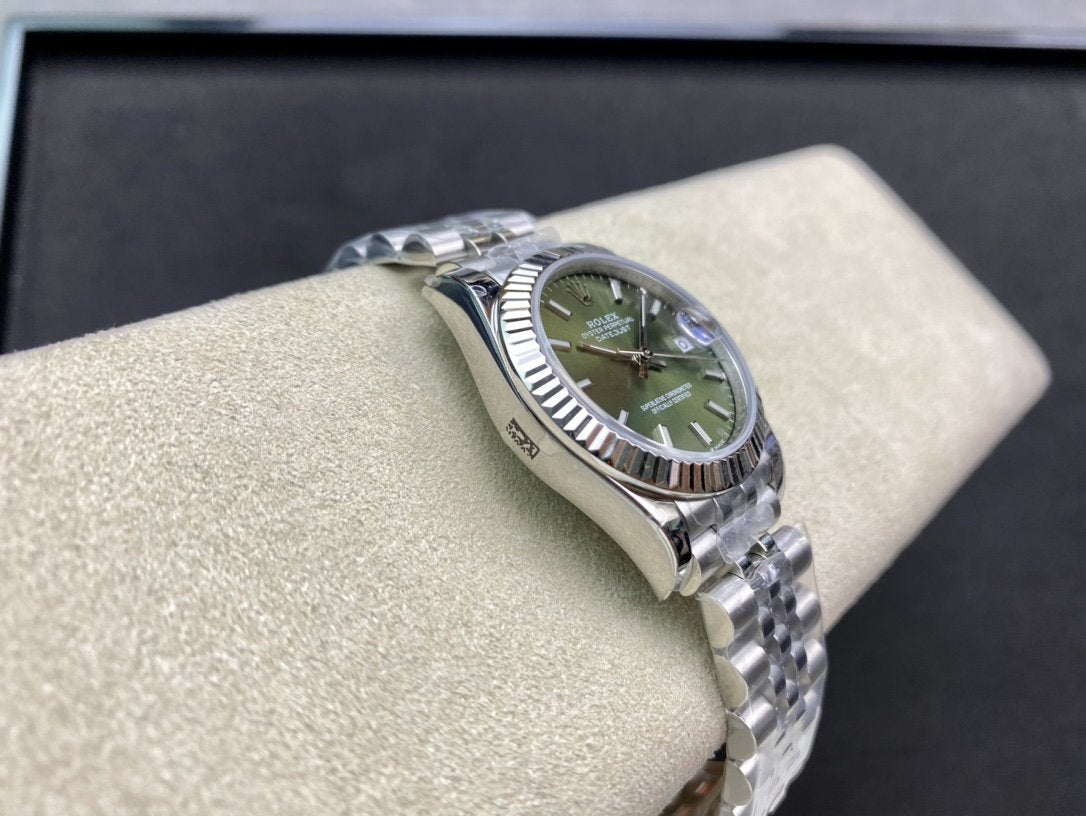DATEJUST 41MM STAINLESS STEEL KHAKI DIAL