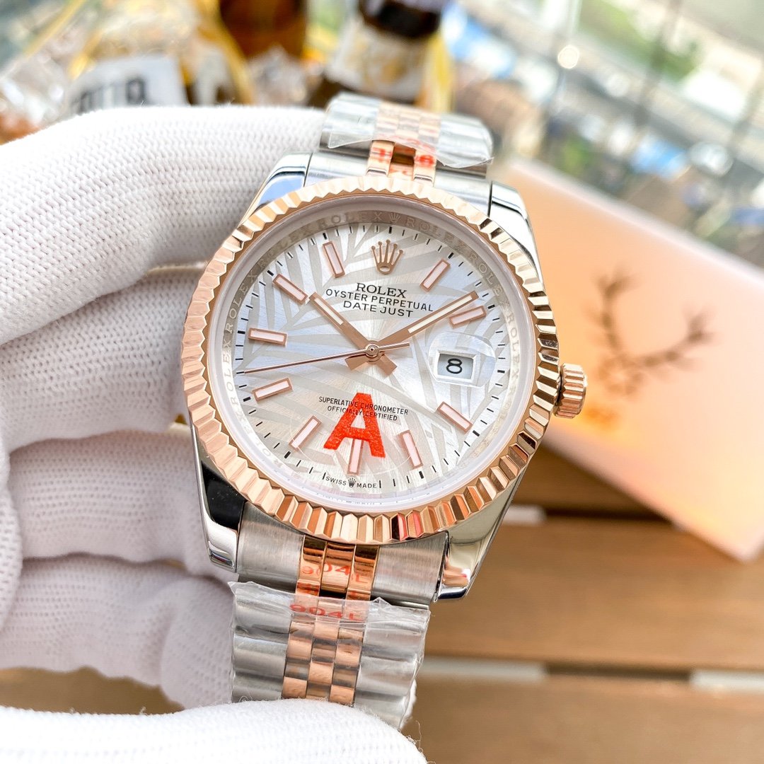 DATEJUST 41 TWO TONE TROPICAL DIAL
