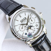 PATEK GRAND COMPLICATION STAINLESS STEEL WHITE DIAL