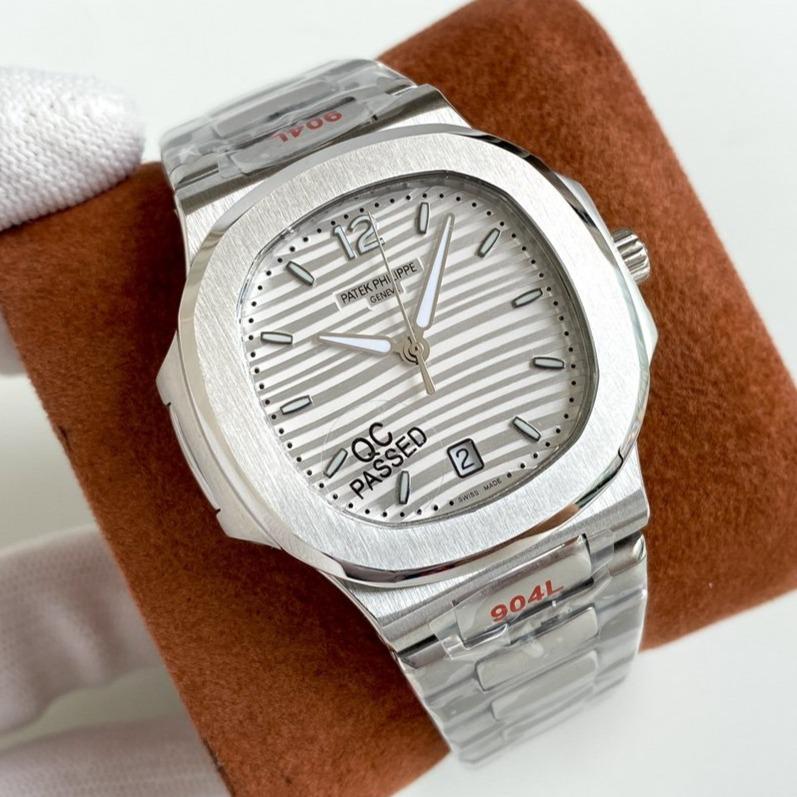 NAUTILUS STAINLESS STEEL 40MM WHITE DIAL