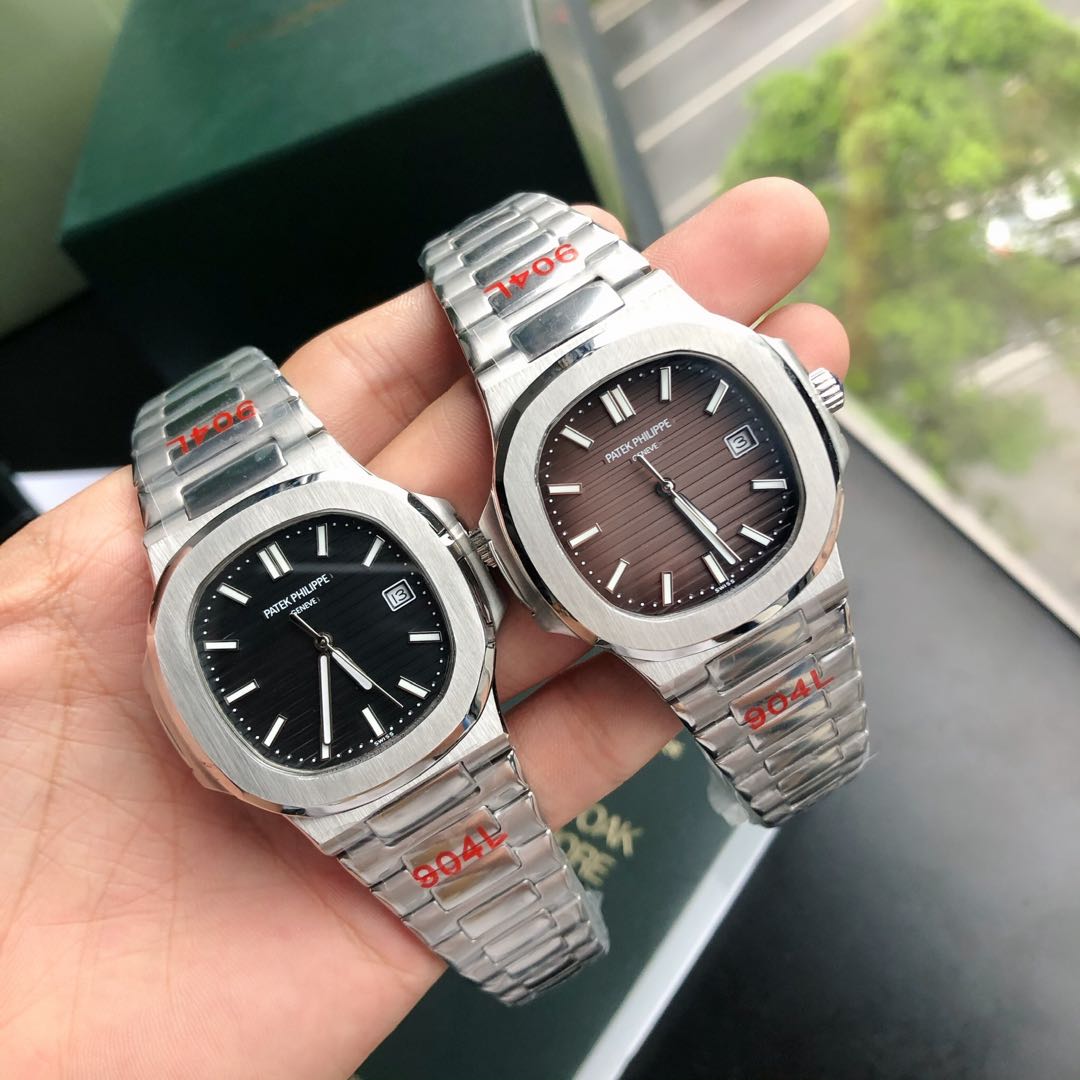 NAUTILUS STAINLESS STEEL 40MM BROWN DIAL