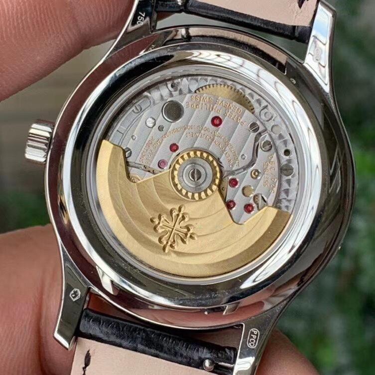 PATEK ANNUAL CALENDAR WHITE GOLD BLUE DIAL