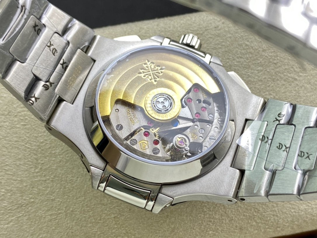 PATEK NAUTILUS 5980/1A-019 CHRONOGRAPH WHITE DIAL