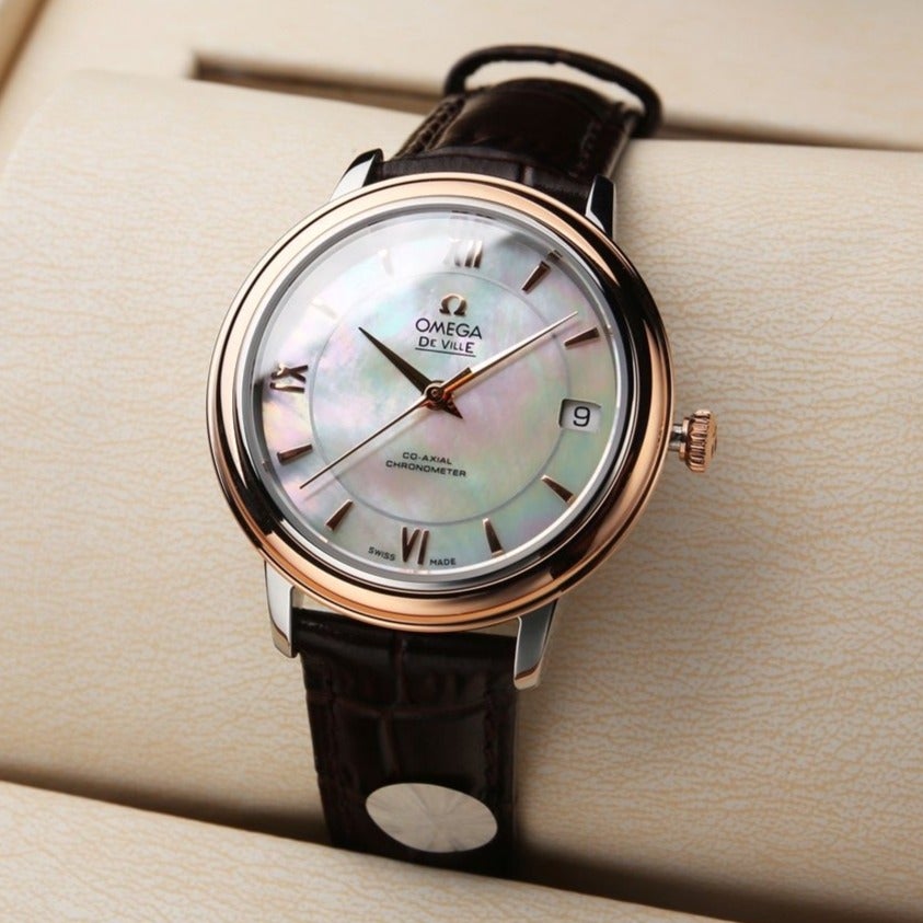 DE VILLE CO-AXIAL 32.7MM MOTHER OF PEARL DIAL