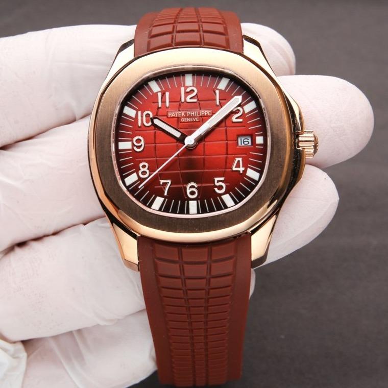 AQUANAUT ROSE GOLD 5167R RED DIAL