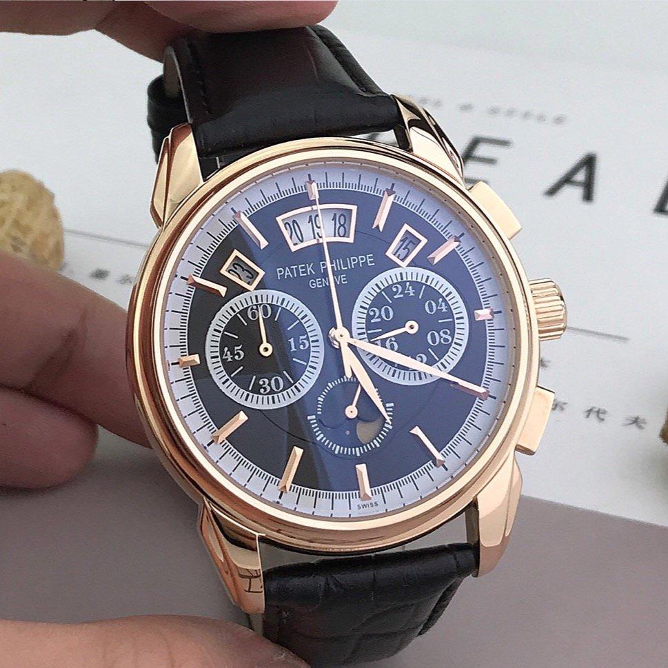 PATEK COMPLICATIONS QUARTZ 43MMANNUAL CALENDAR ROSE GOLD