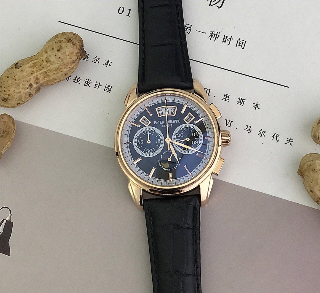 PATEK COMPLICATIONS QUARTZ 43MMANNUAL CALENDAR ROSE GOLD