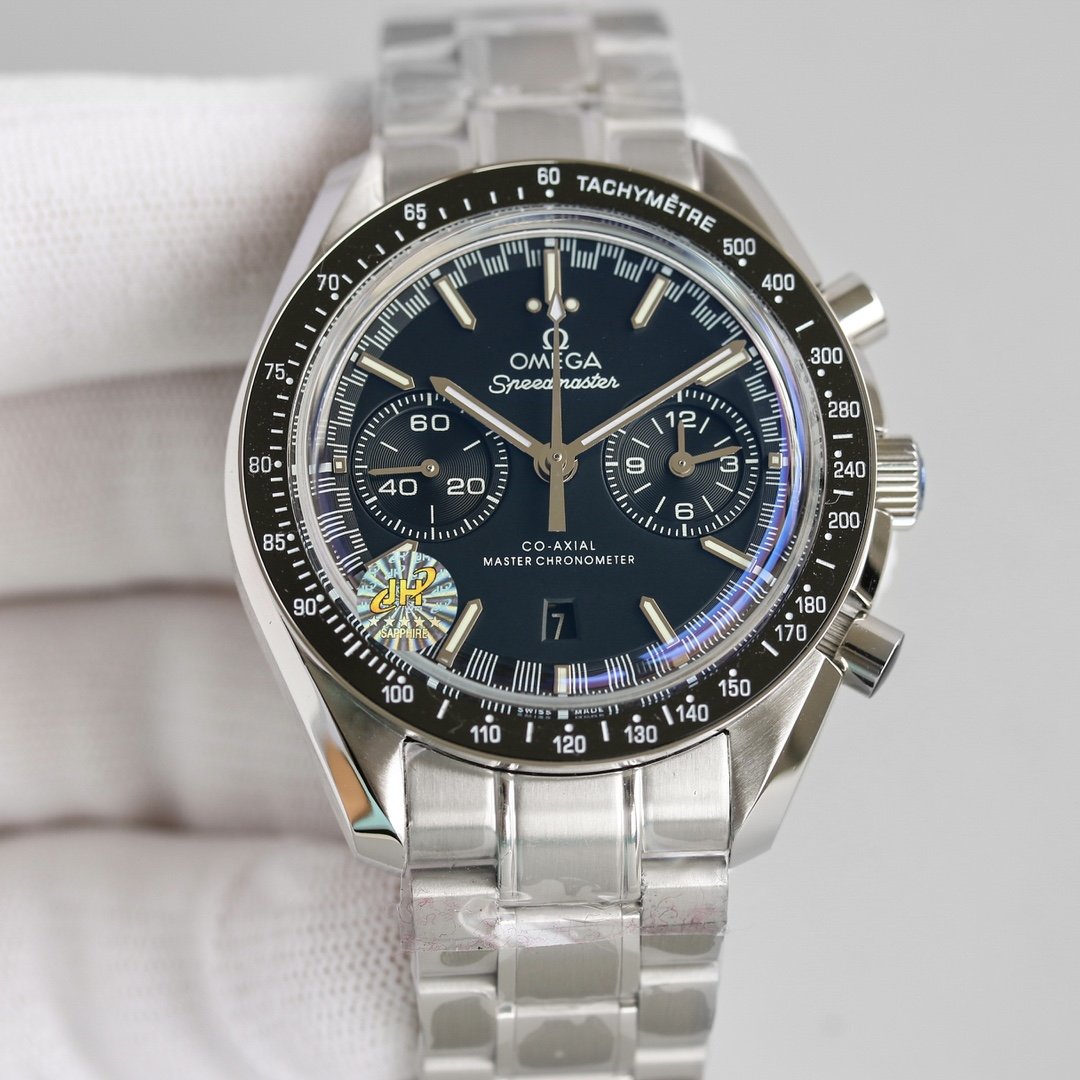 SPEEDMASTER RACING MASTER CHRONOMETER 44MM CERAMIC BLACK DIAL