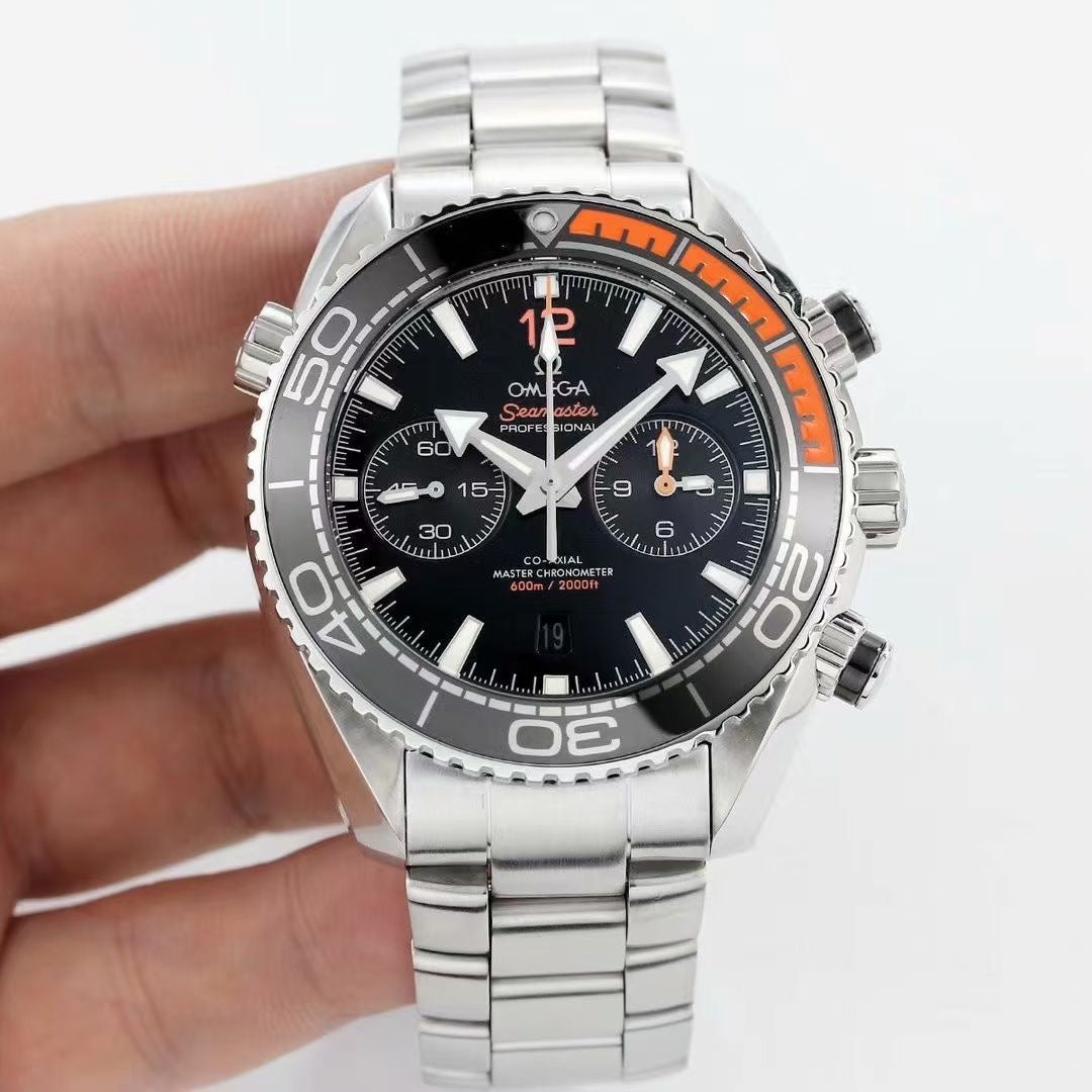 SEAMASTER PLANET OCEAN 600 CHRONOGRAPH ORANGE BLACK DIAL
