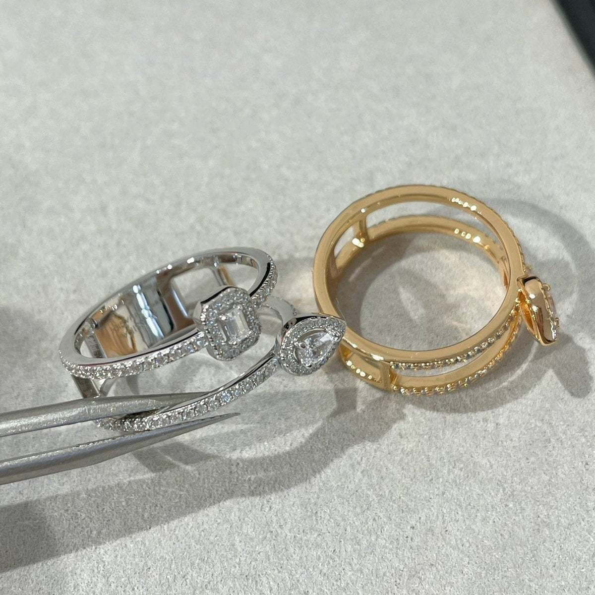 MY TWIN DOUBLE ROW RING