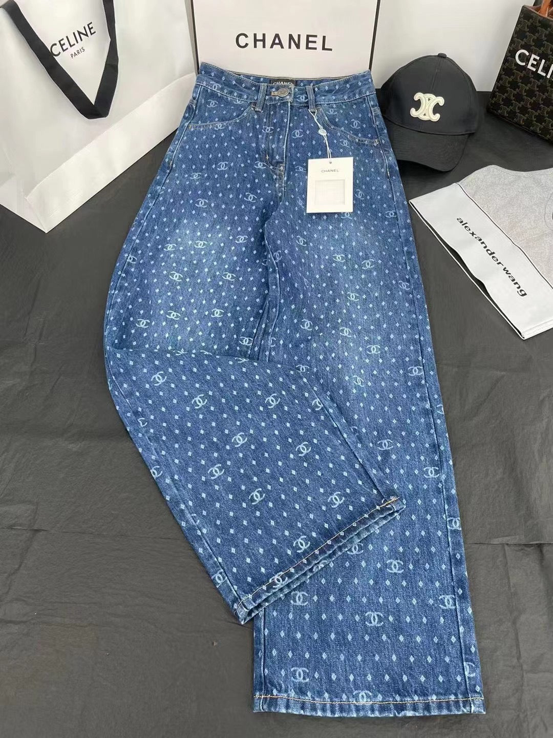DENIM CC LOGO LIGHT BLUE JEANS