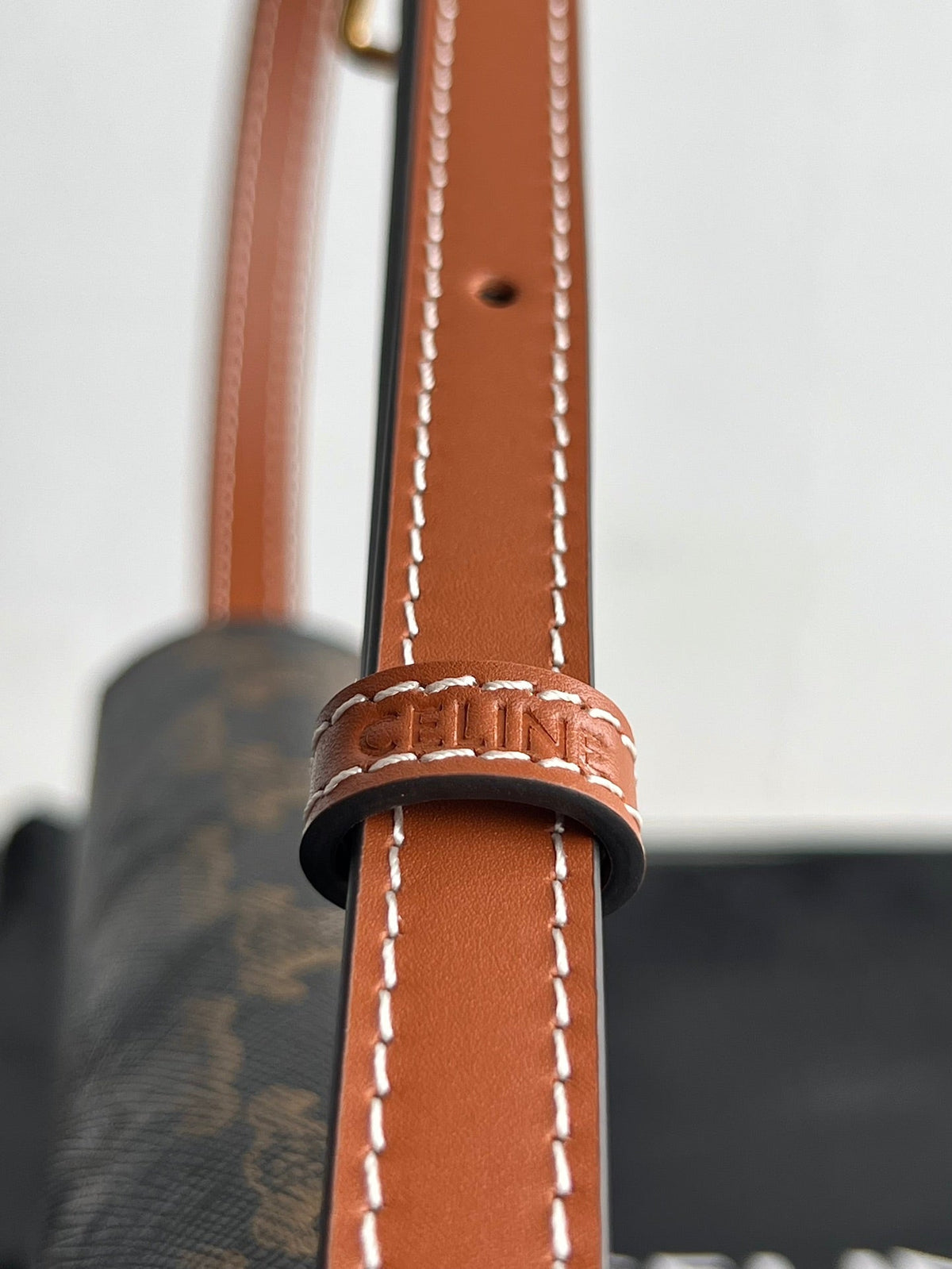 CLASSIC TRIOMPHE 20 BROWN MONOGRAM CALFSKIN