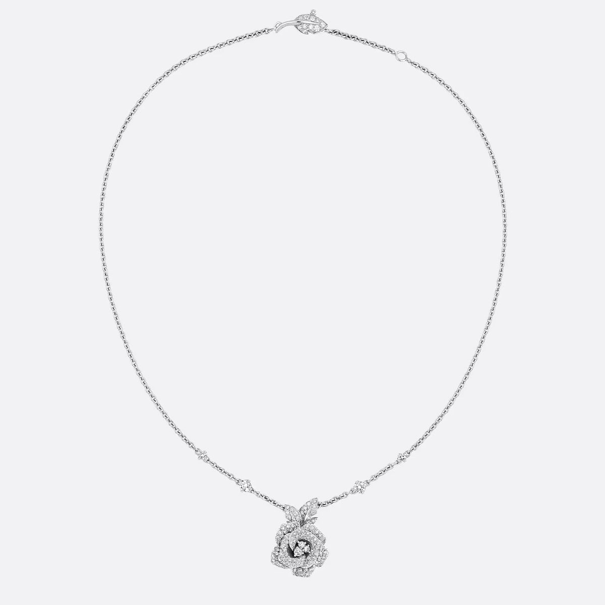 ROSE BAGATELLE DIAMOND MEDIUM NECKLACE