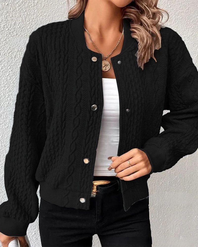 LOLA - STYLISH CARDIGAN WITH BUTTONS #VEV41188R