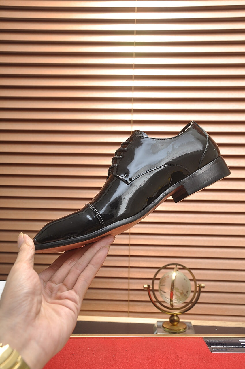 GG Men's Dress Shoe Black Patent Leather 512494
