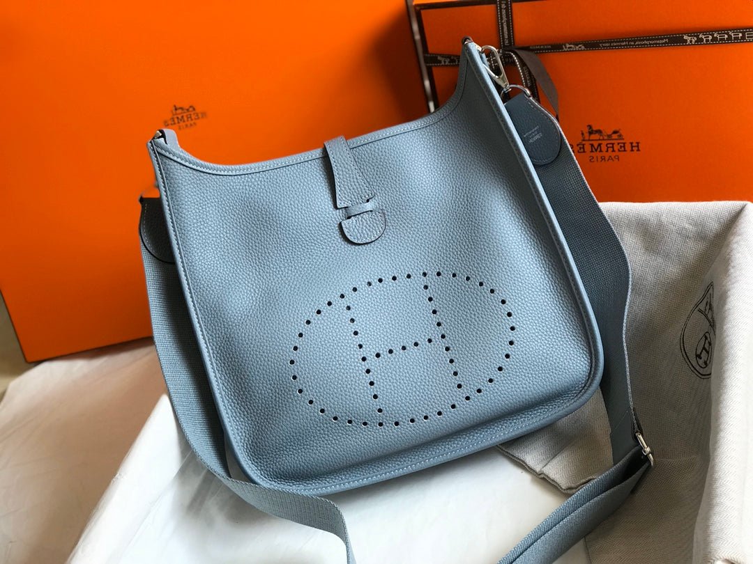 HM EVELYNE BAG 28 BLUE TOGO
