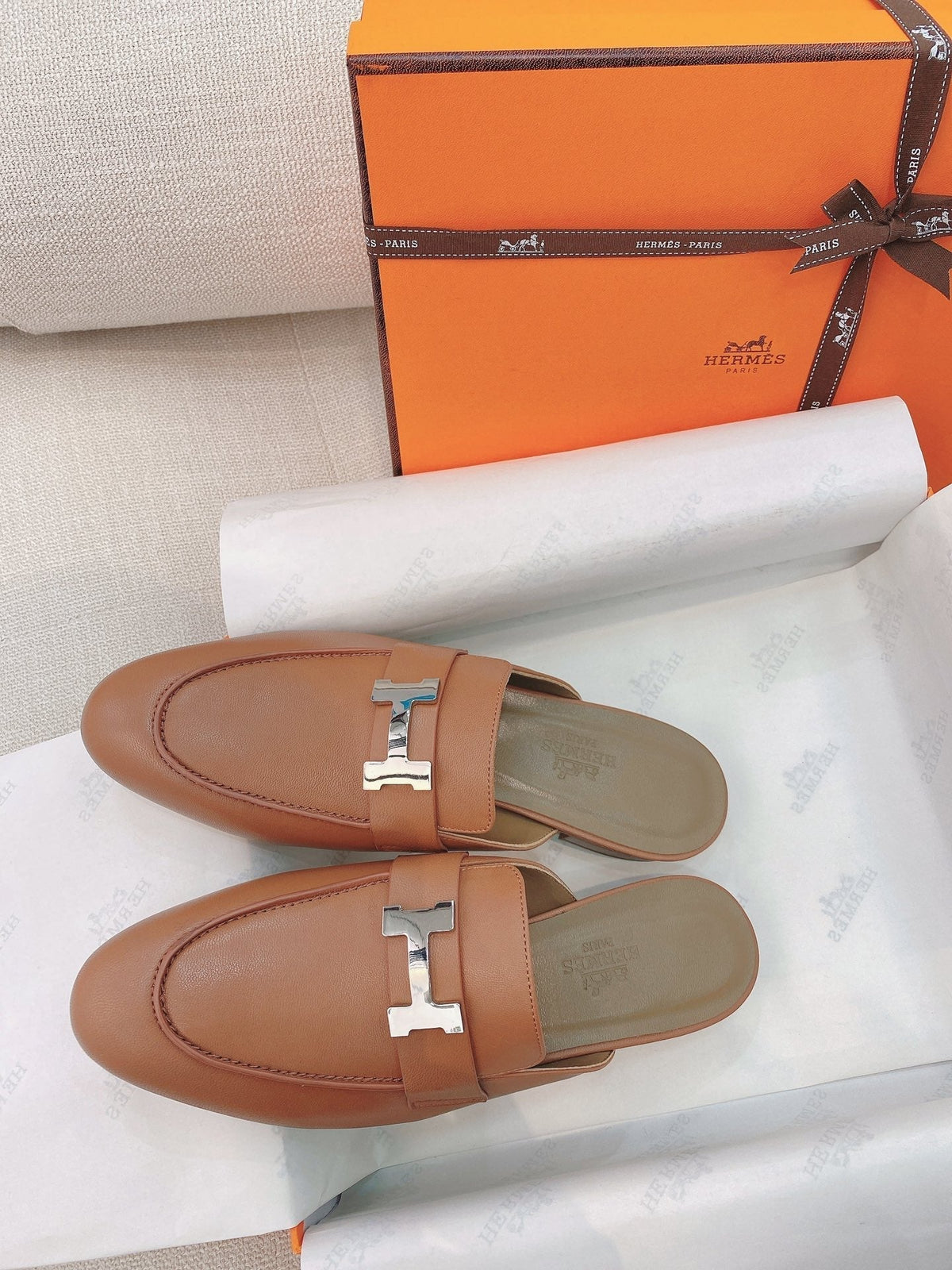 HM Mule Cider Orange Cowhide 348037
