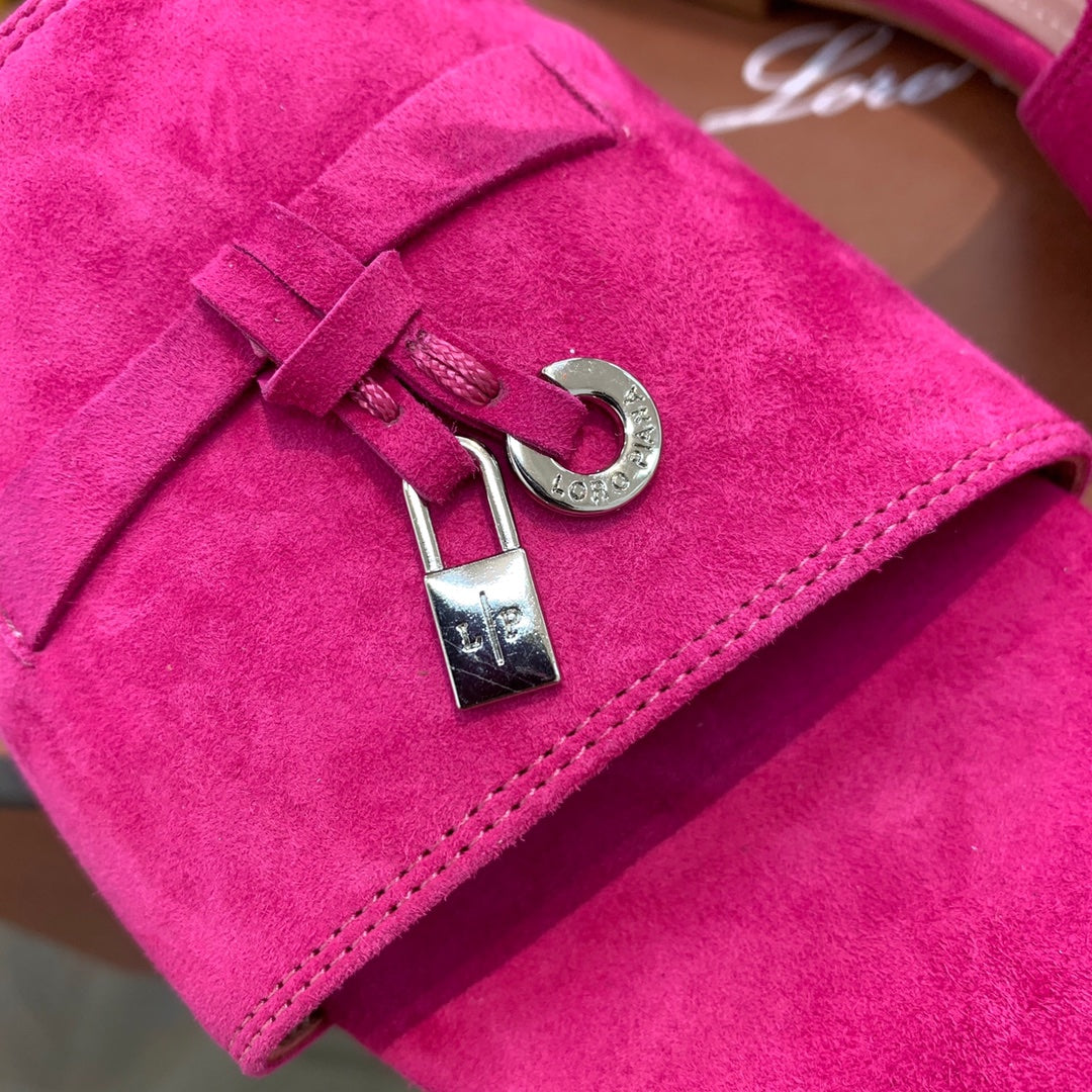 LP SUMMER CHARMS SANDALS BRIGHT PINK SUEDE