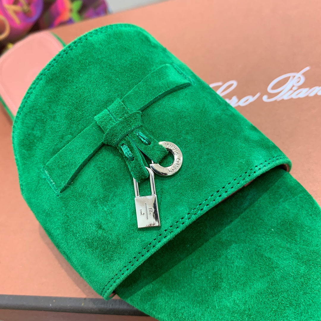 LP SUMMER CHARMS SANDALS EMERALD SUEDE
