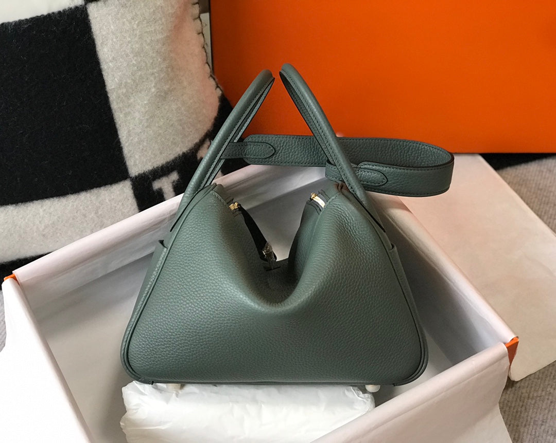 HM LINDY 26 BAG PINE TAURILLON CLEMENCE LEATHER