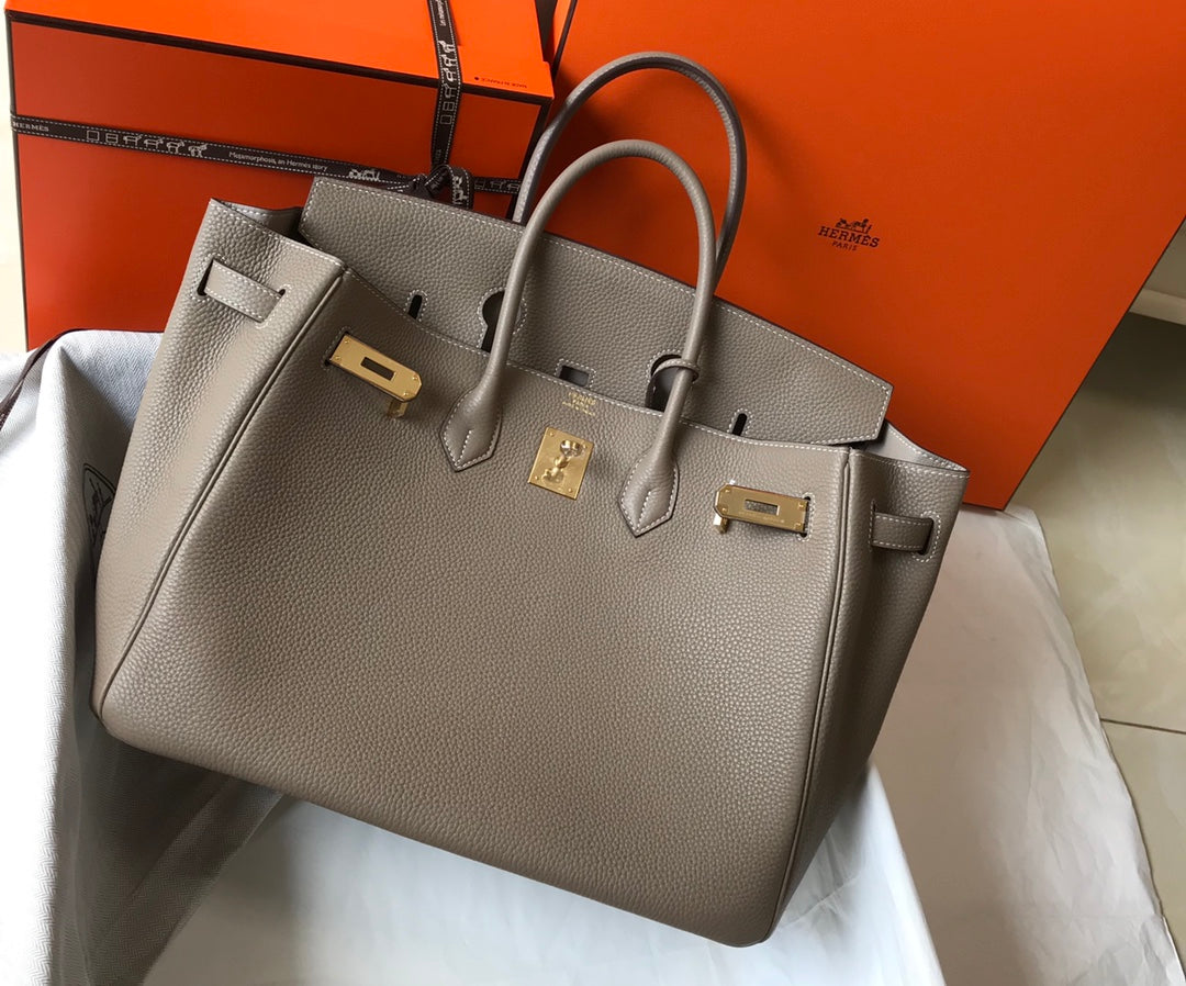 HM BIRKIN 35CM BAG KHAKI TOGO GOLD HARDWARE