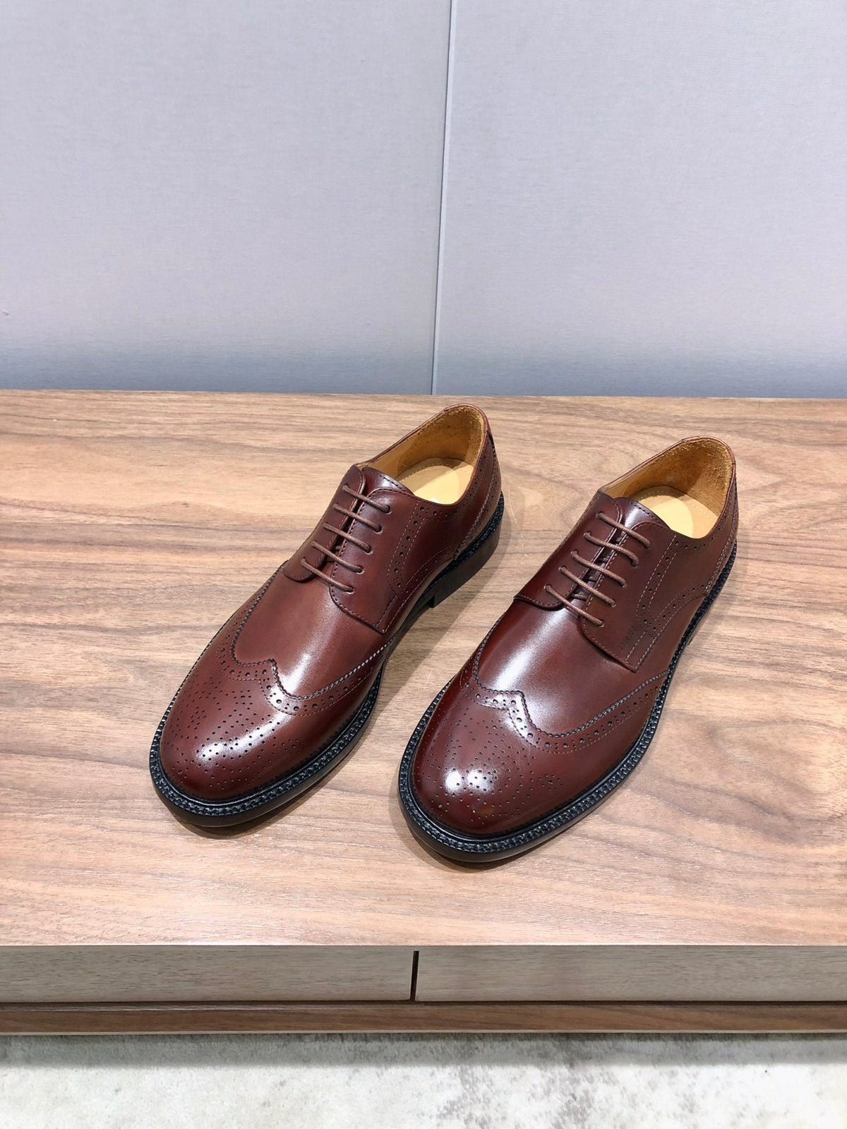 CD LONDON WINGTIP OXFORD BROWN CALFSKIN