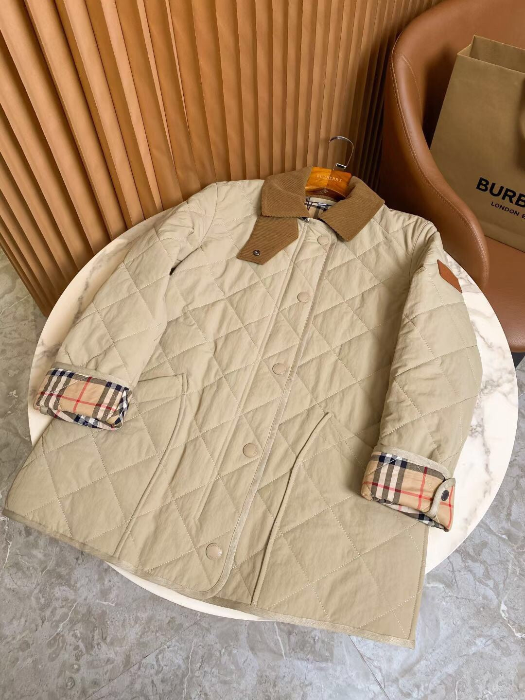 Bur 25 Jacket Beige Cotton And Polyester 282739