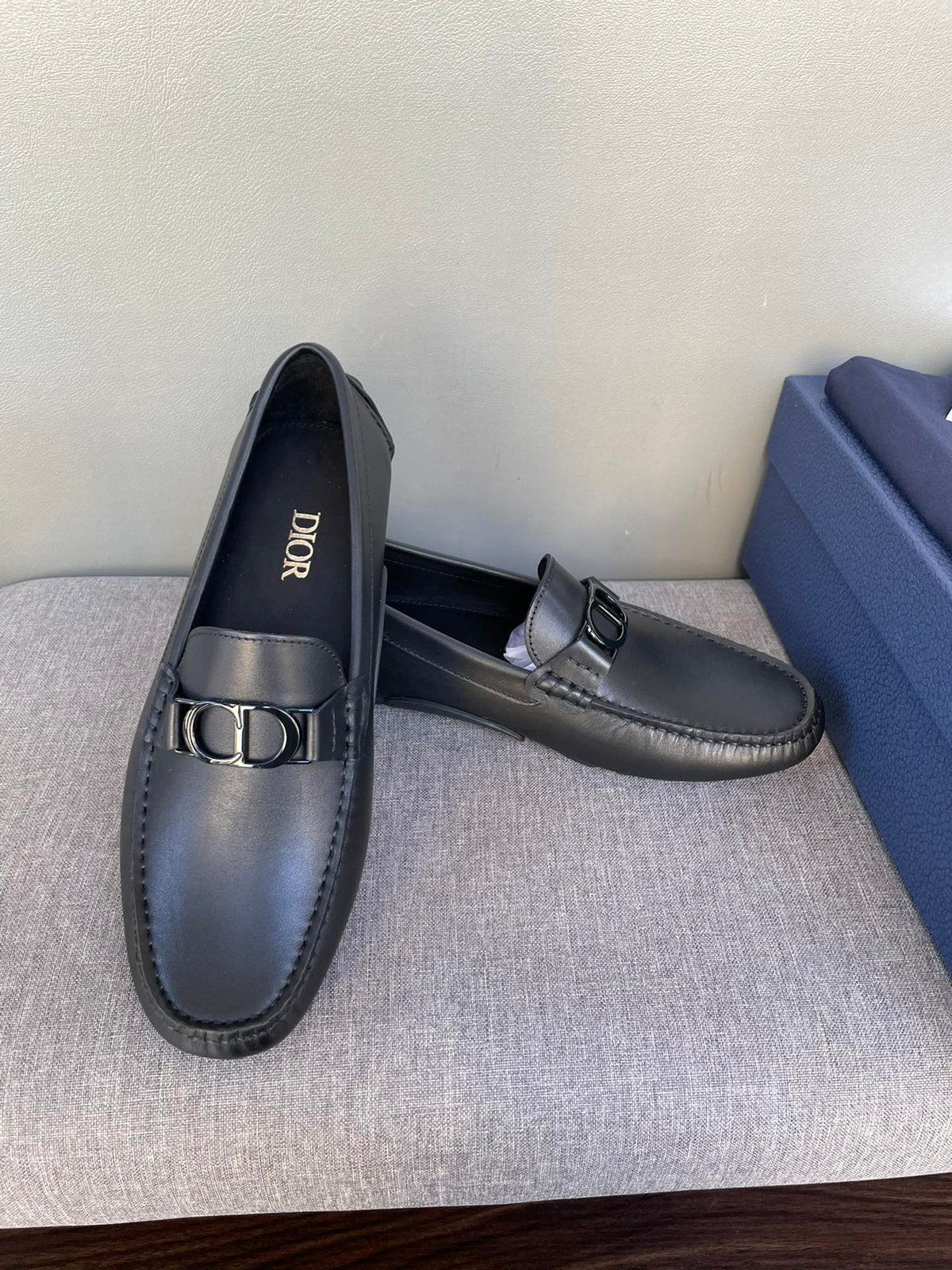 CD ODÉON LOAFER BLACK CALFSKIN