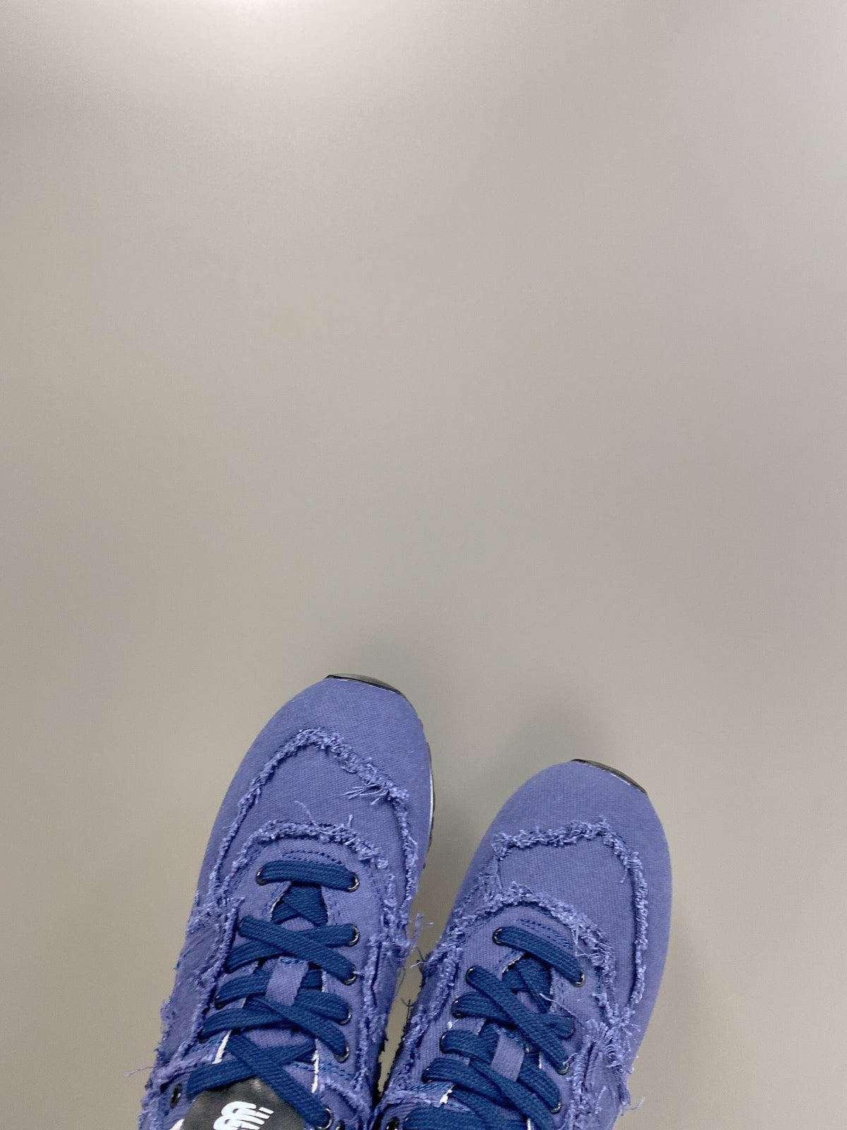 miu sneaker balance 574 blue denim