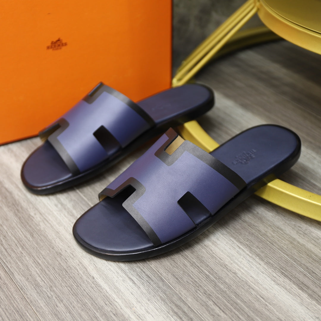 HM IZMIR SANDAL PATRICIK 'S BLUE CALFSKIN