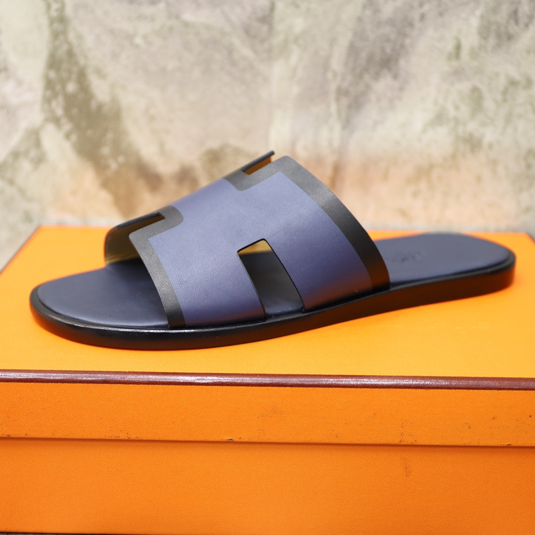 HM IZMIR SANDAL PATRICIK 'S BLUE CALFSKIN