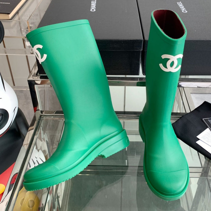CC Rainboots Light Green Rubber 204189