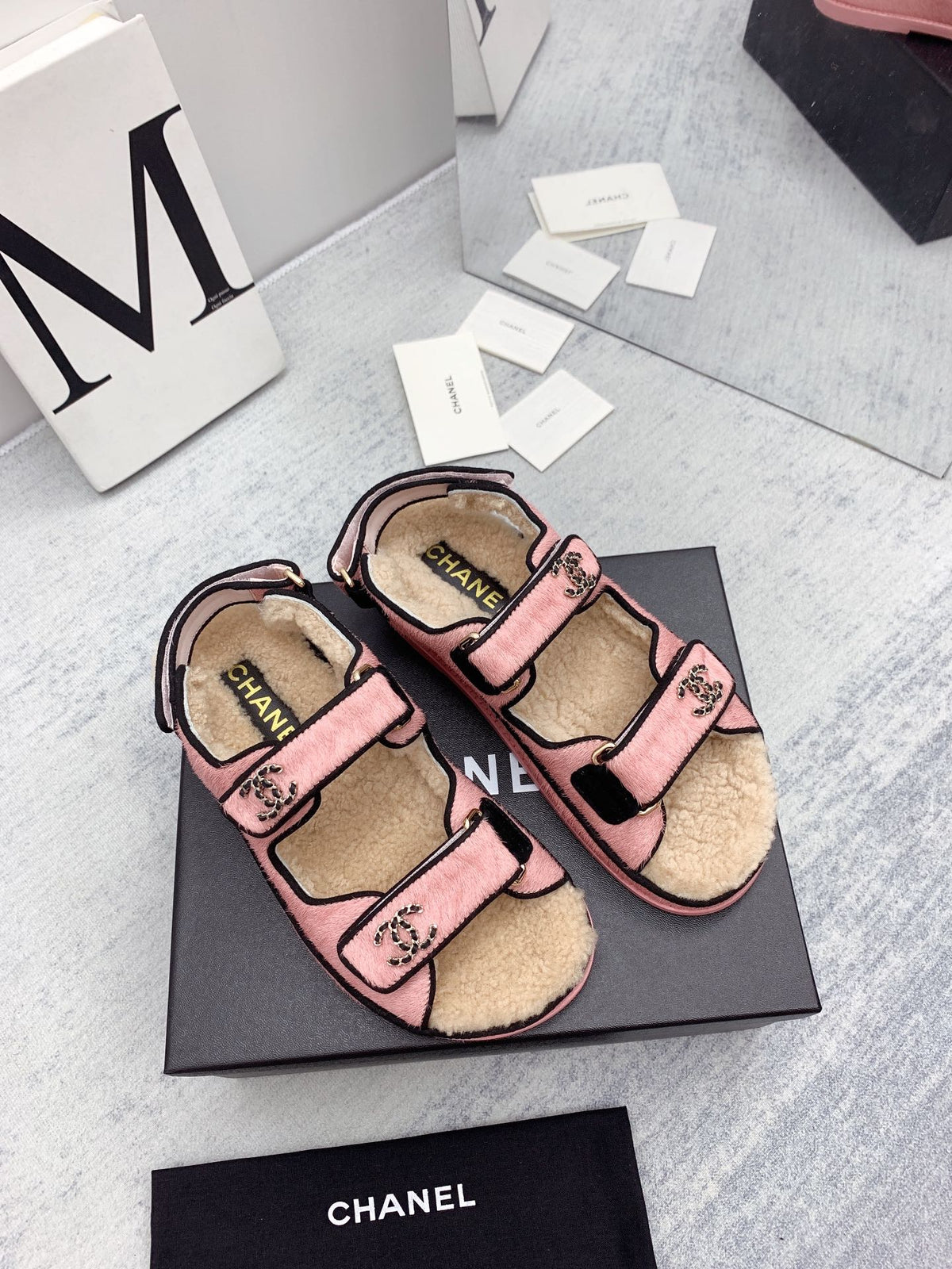 Chanel 2026 Dad Sandals Wool 161805