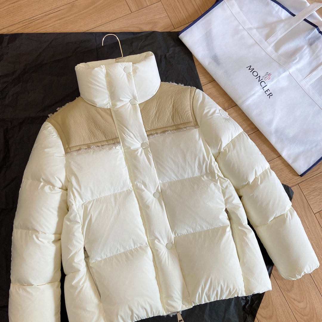 Moncler 2025 Shearling-trimmed Jacket Down Fur