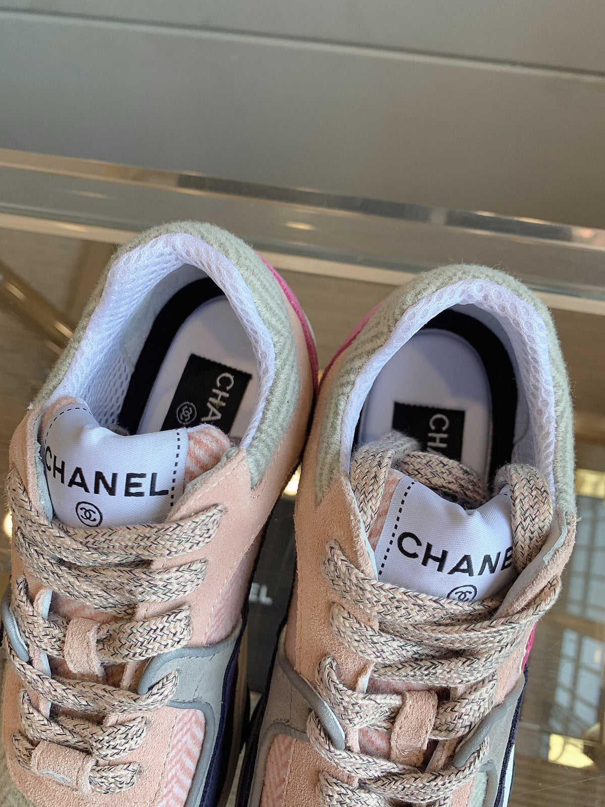 CC Sneaker In Multicolor Suede 145633