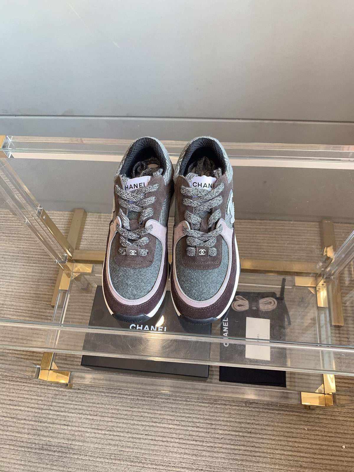 CC Sneaker In Multicolor Suede 145636