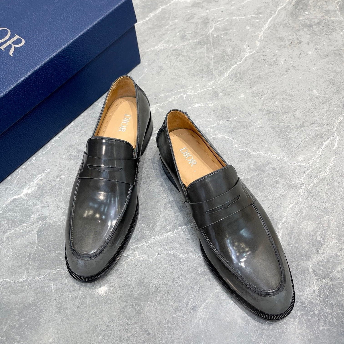 CD GRANVILLE LOAFER FOSSIL CALFSKIN