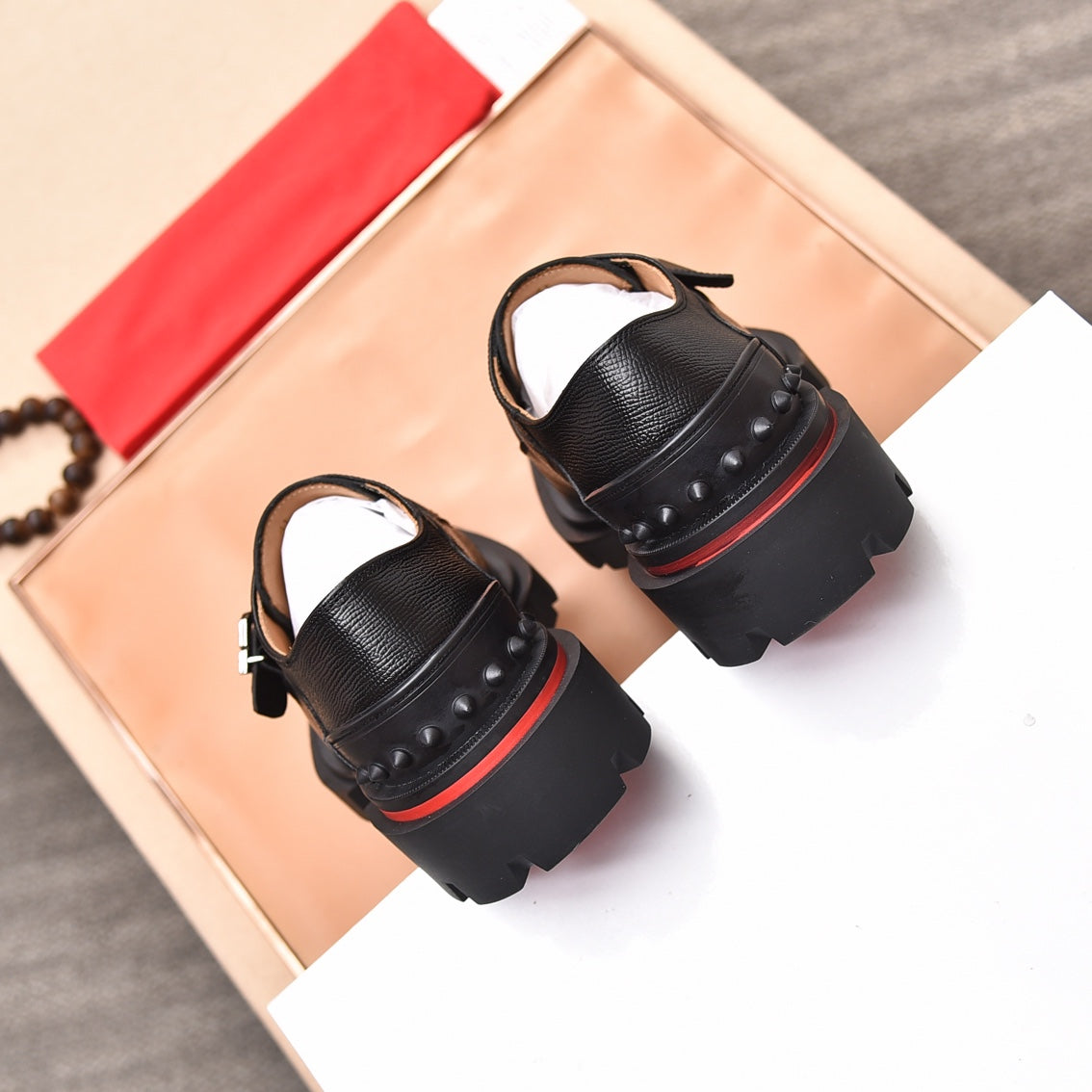 cl our georges loafer black calfskin