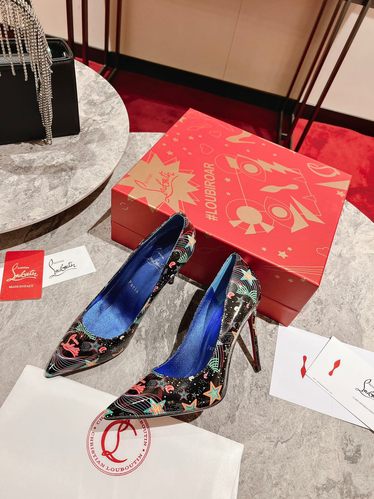 CL Kate Pumps Starlight By Night Patent Leather Multicolor