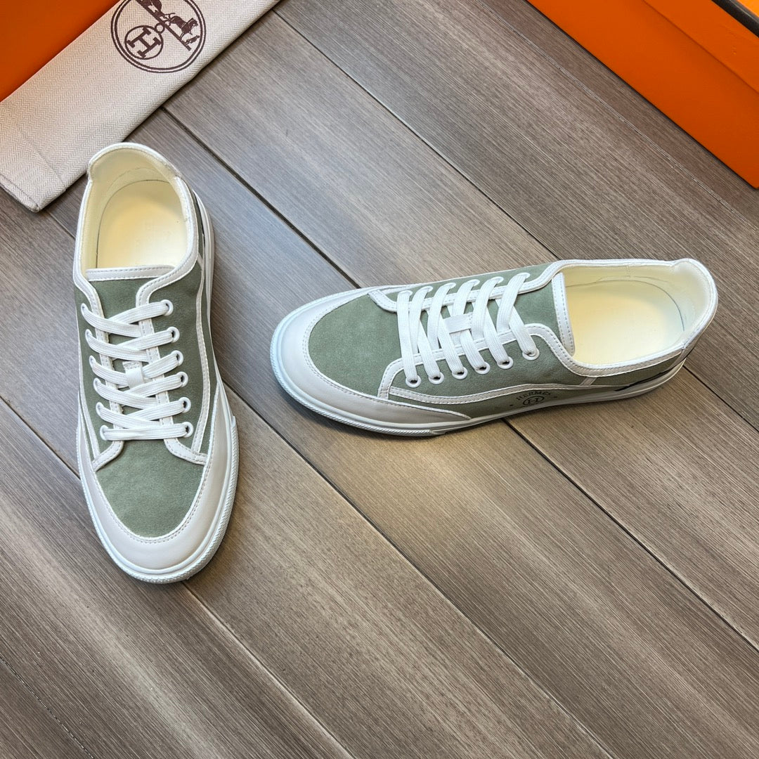 HM GET SNEAKER SAGE COLOR CALFSKIN