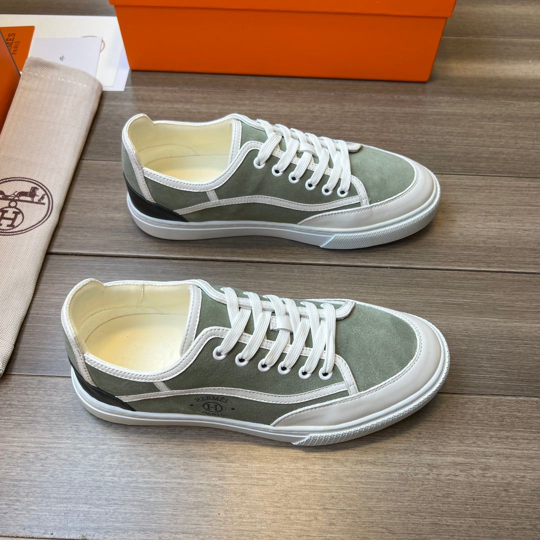 HM GET SNEAKER SAGE COLOR CALFSKIN