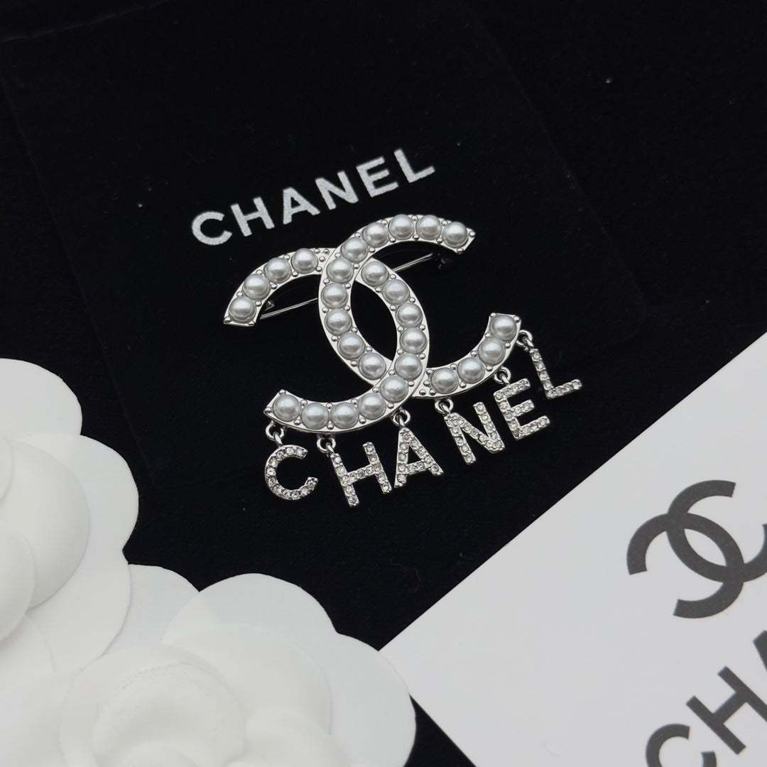 CC Brooch Silver 173218
