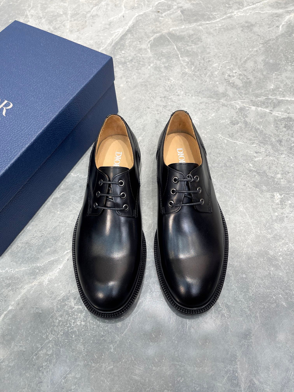 CD HOMME LOAFER BLACK CALFSKIN