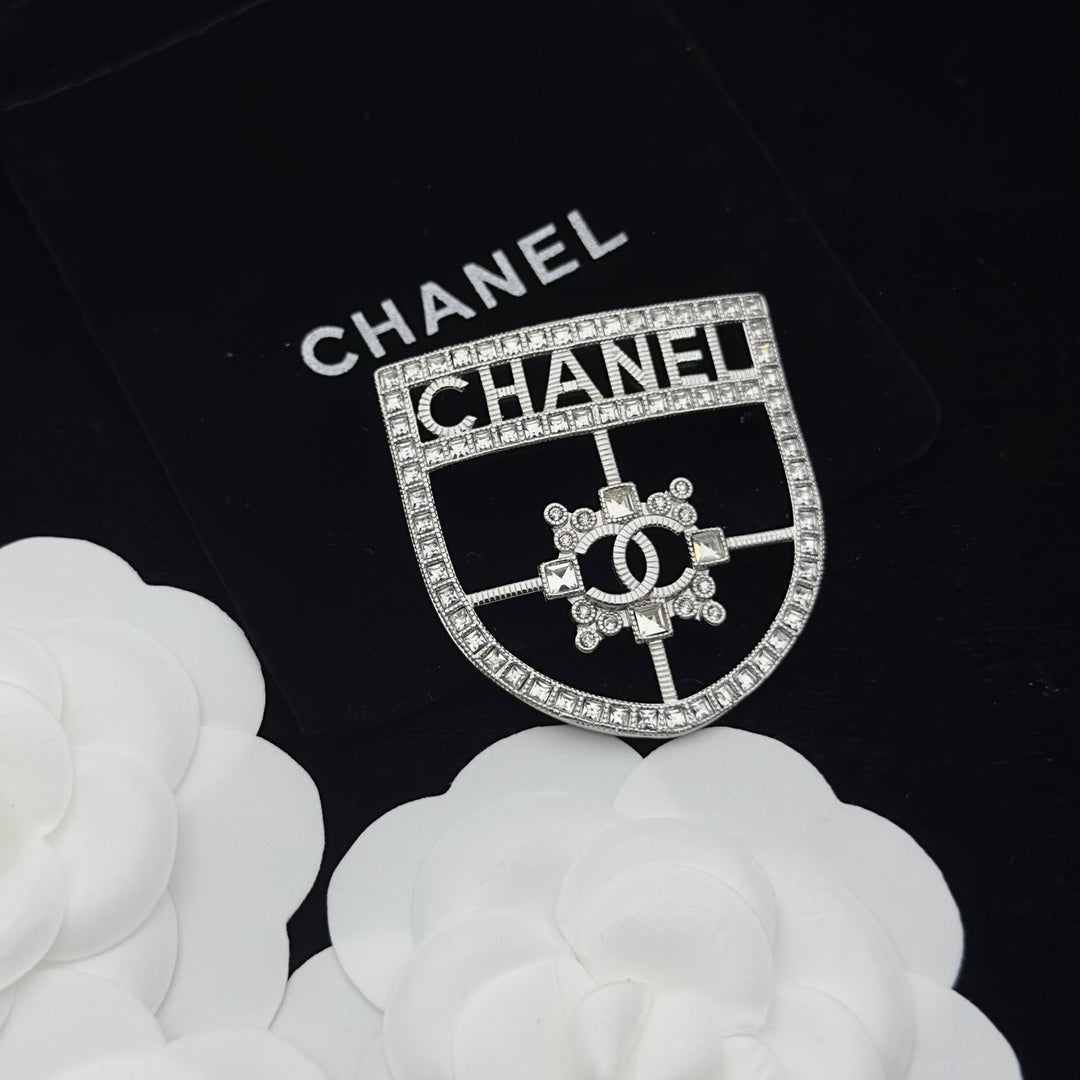 CC Brooch Silver 173335