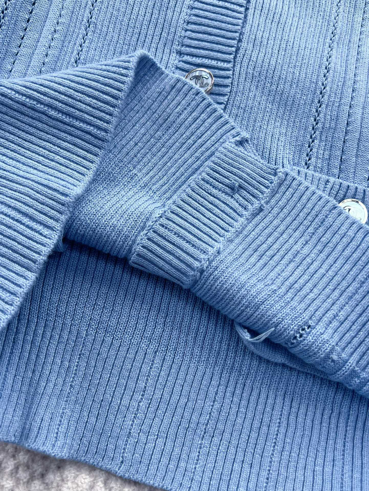 CC Cardigan Blue Cotton