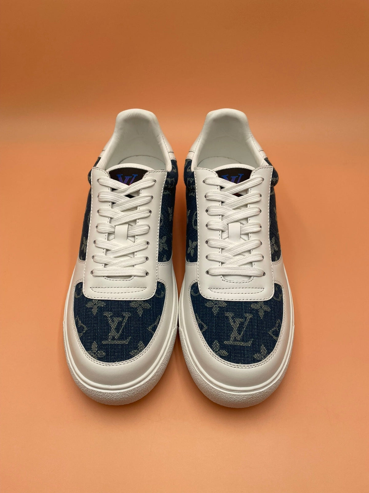 LV MONOGRAM DENIM BLUE SNEAKER