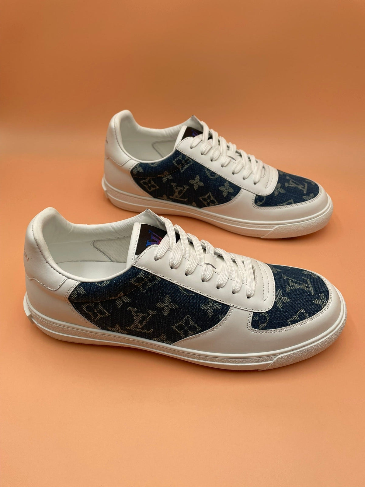 LV MONOGRAM DENIM BLUE SNEAKER